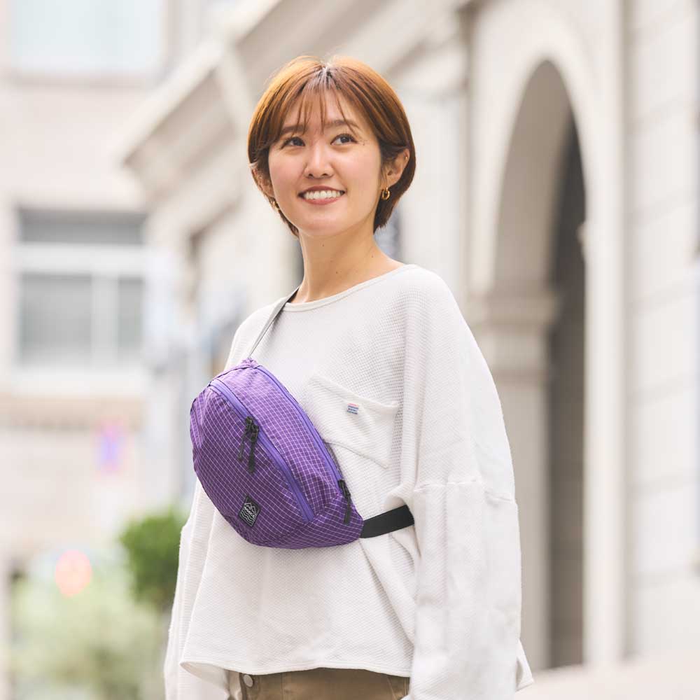 PK FANNY PACK ROUND LATTICE M - RIPSTOP NYLON