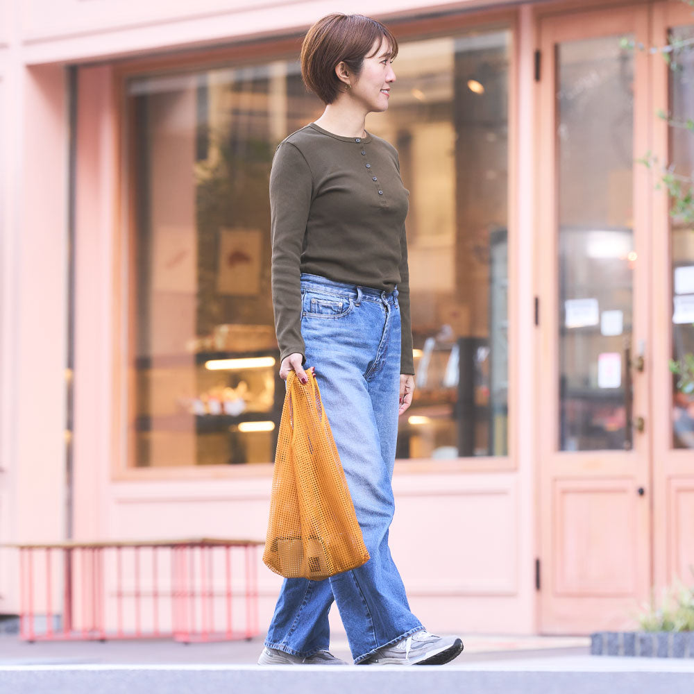 SHOPPING BAG SQUARE MESH S