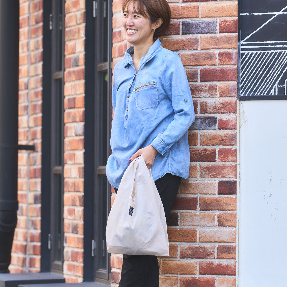 SHOPPING BAG NATURAL RIPSTOP S