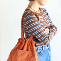 BIG POCKET TOTE - CORDUROY