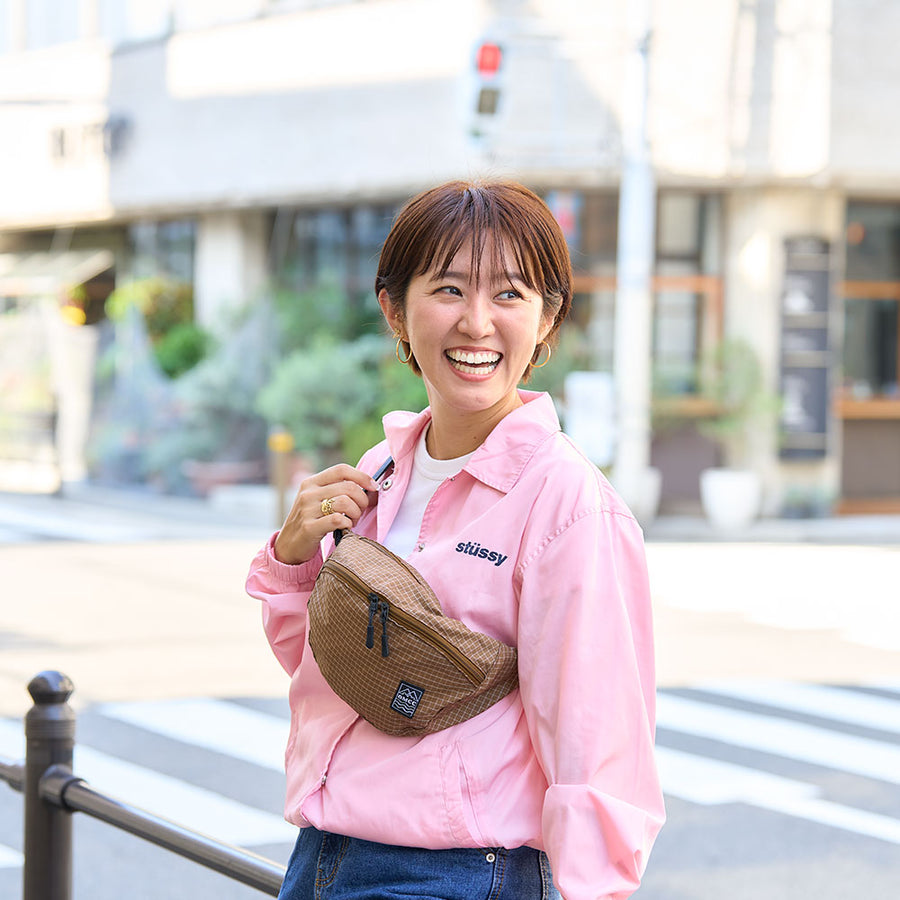 PK FANNY PACK ROUND LATTICE M - RIPSTOP NYLON