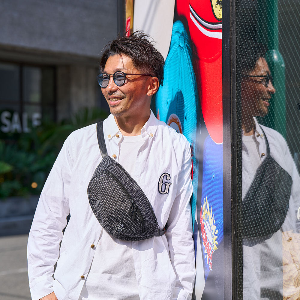 PK FANNY PACK ROUND LATTICE M - RIPSTOP NYLON